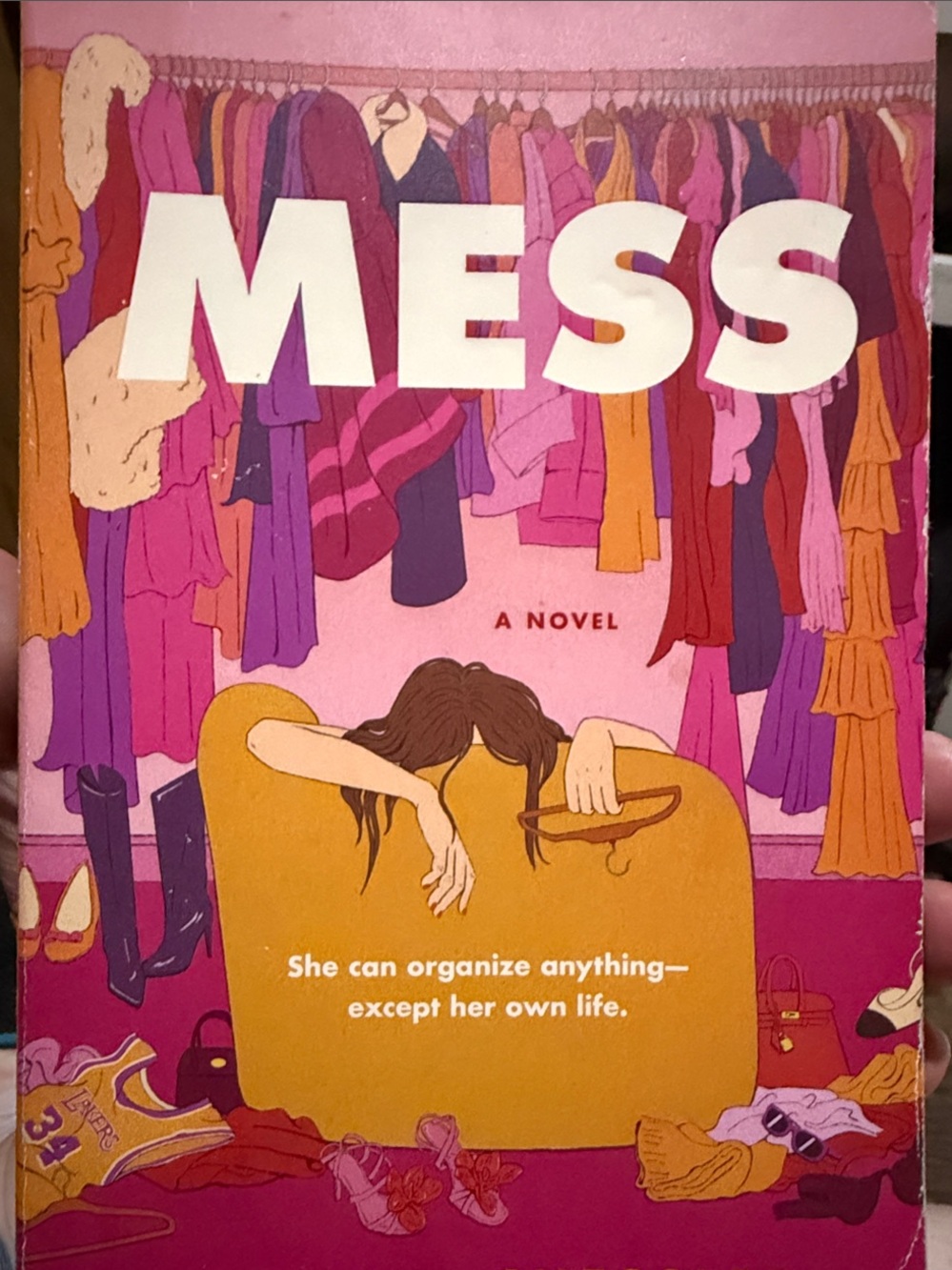 MESS by Michael Chessler — Pink & Mustard Paperback Novel